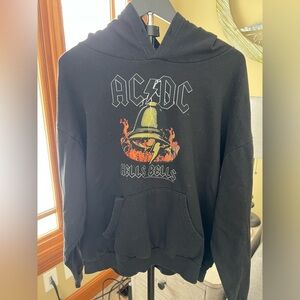 AC/DC Black and Orange Hell's Bells Sweater